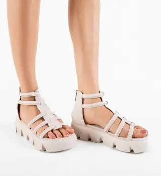 Sandale dama Rabat Roz imagine