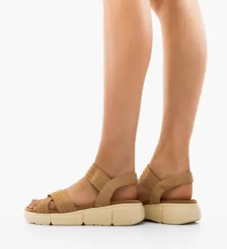 Sandale dama Raduku Bej imagine