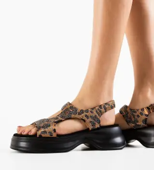 Sandale dama Rayna Print imagine