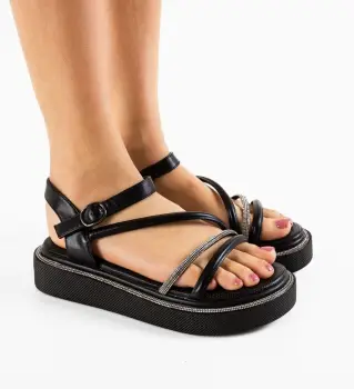 Sandale dama Repzik Negre imagine