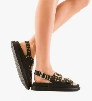 Sandale dama Rhea Negre imagine