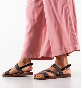 Sandale dama Rogers Negre imagine