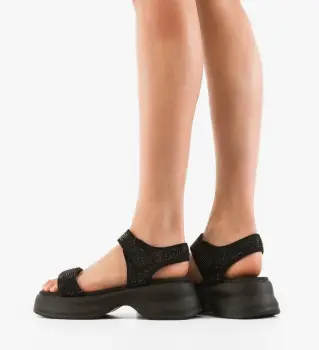 Sandale dama Ross Negre imagine