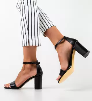 Sandale dama Sambelar Negre imagine