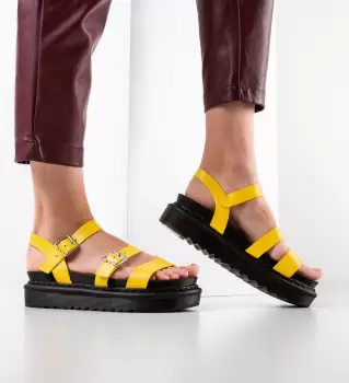 Sandale dama Sameer Galbene imagine