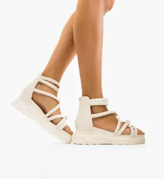 Sandale dama Sanigary Albe imagine