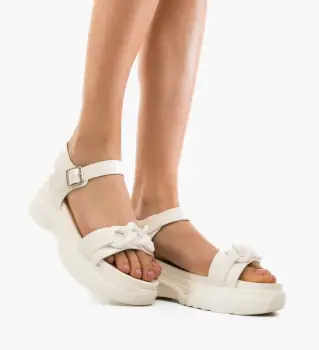 Sandale dama Saul Albe imagine