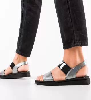 Sandale dama Seby Gri imagine