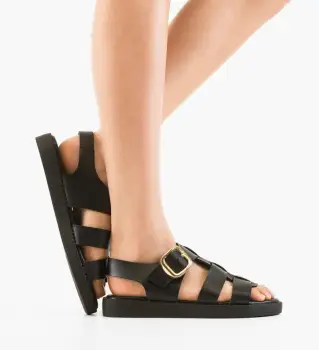 Sandale dama Sekora Negre imagine