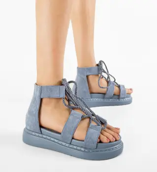 Sandale dama Sharm Albastre imagine