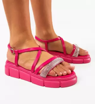 Sandale dama Shayla Fuchsia imagine