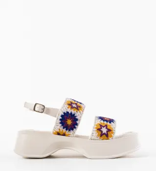 Sandale dama Simba Albe imagine