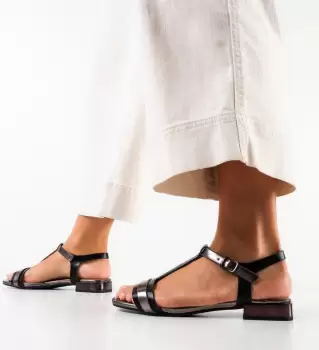 Sandale dama Suman Negre imagine