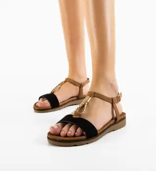 Sandale dama Surind Negre imagine