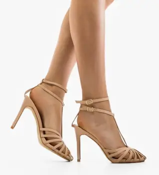 Sandale cu toc imagine