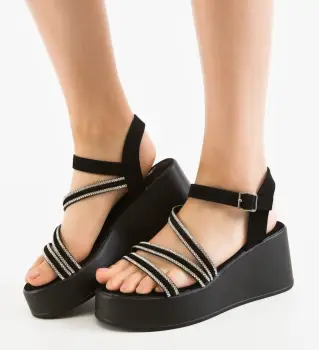 Sandale dama Svaltar Negre imagine