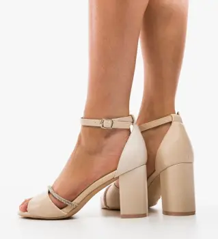 Sandale dama Tatuu Bej imagine