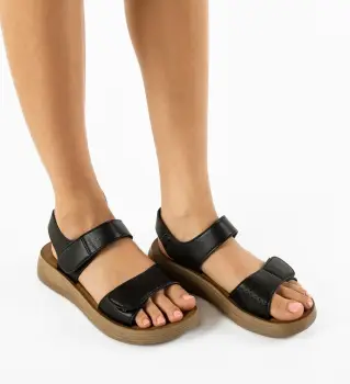 Sandale dama Temple Negre imagine