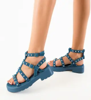 Sandale dama Thade Albastre imagine