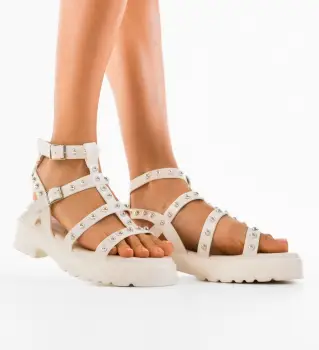 Sandale dama Thade Albe imagine