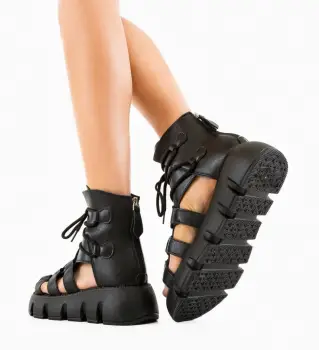 Sandale dama Theo Negre imagine