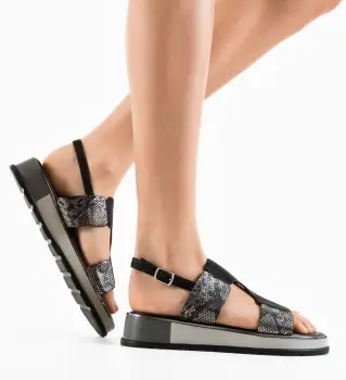 Sandale dama Thun Negre imagine