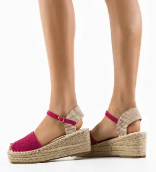 Sandale dama Turan Fuchsia imagine