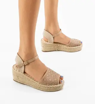 Sandale dama Turan Khaki imagine