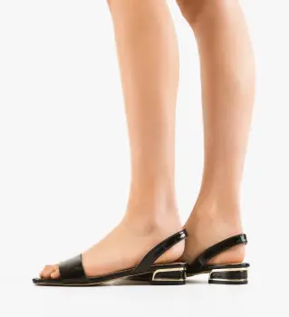 Sandale dama Uher Negre imagine