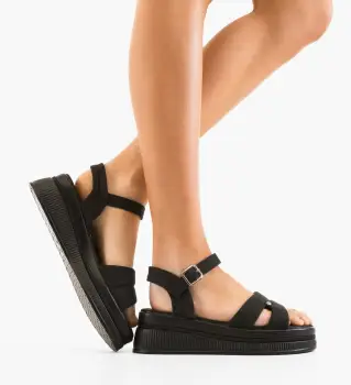 Sandale dama Ungrelya Negre imagine