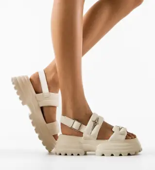 Sandale dama Valkem Albe imagine