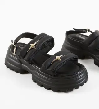 Sandale dama Valkem Negre imagine