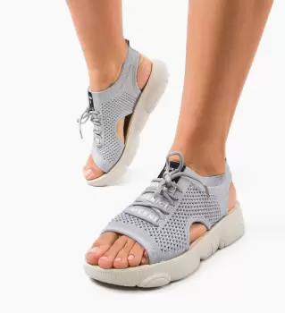 Sandale dama Vivien Gri imagine