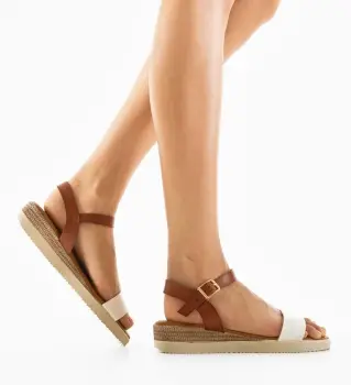 Sandale dama Walaric Albe imagine