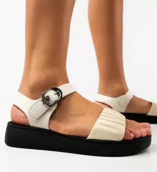 Sandale dama Wendy Bej imagine