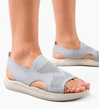 Sandale dama Xaliima Gri imagine