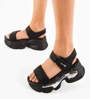 Sandale dama Yaaxe Negre imagine