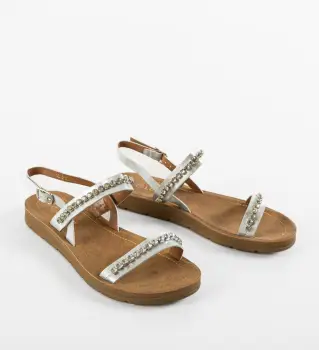 Sandale dama Yani Argintii imagine