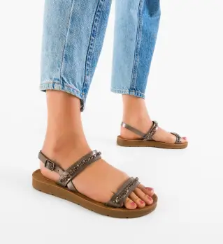 Sandale dama Yani Gri imagine