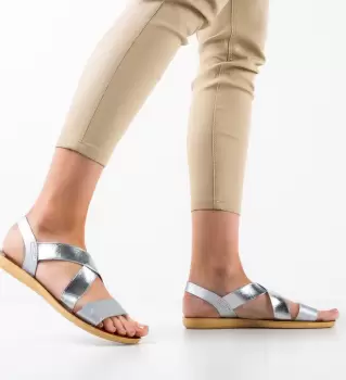 Sandale dama Yiyi Argintii imagine