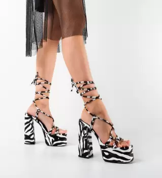 Sandale dama Zebras Multi imagine