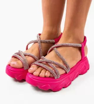 Sandale dama Zohay Fuchsia imagine