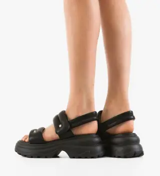 Sandale dama Zoya Negre imagine