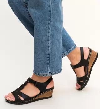 Sandale Deacon Negre imagine