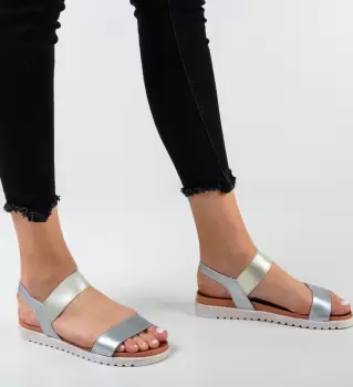 Sandale Ervar Argintii imagine