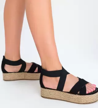 Sandale Hermod Negre imagine