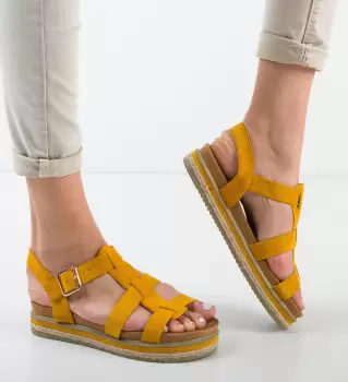 Sandale Iraida Galbene imagine