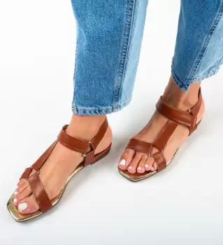 Sandale Montes Camel imagine