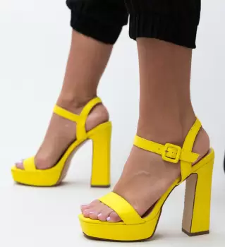 Sandale Poste Galbene imagine