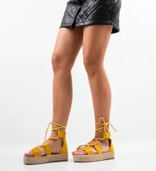 Sandale Quiero Galbene imagine